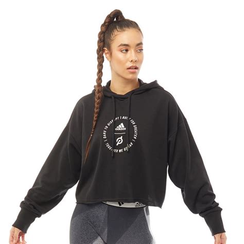 adidas hoodie dames zwart|Adidas sport hoodie.